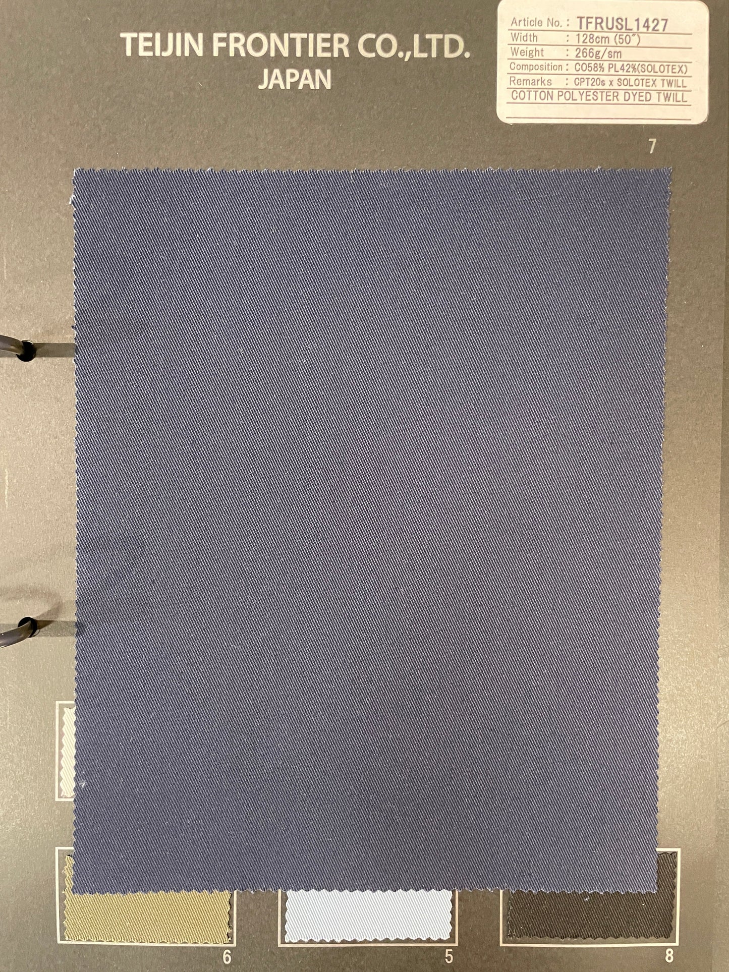 SOLOTEX® x Cotton Dyed Twill TFRUSL1427